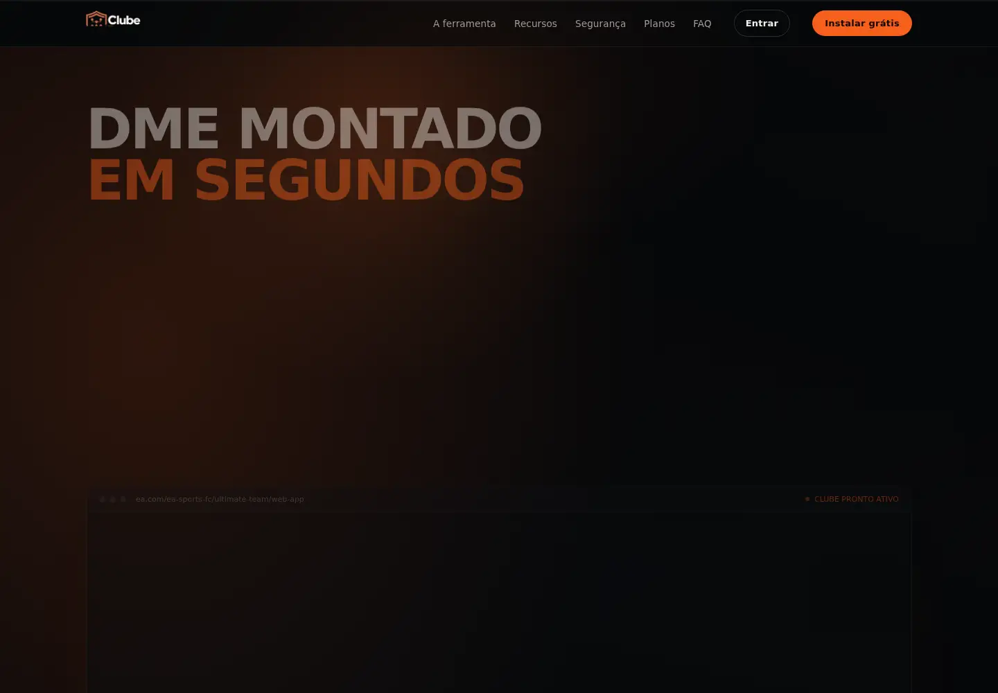 Captured homepage of clubepronto.com.br in the current scan