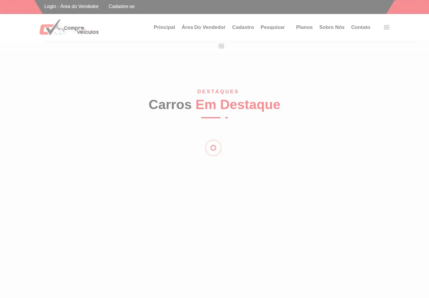Screenshot of compreveiculos.com.br