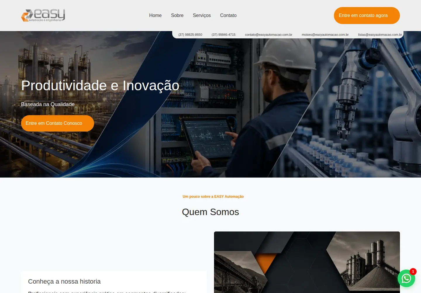 Screenshot of easyautomacao.com.br