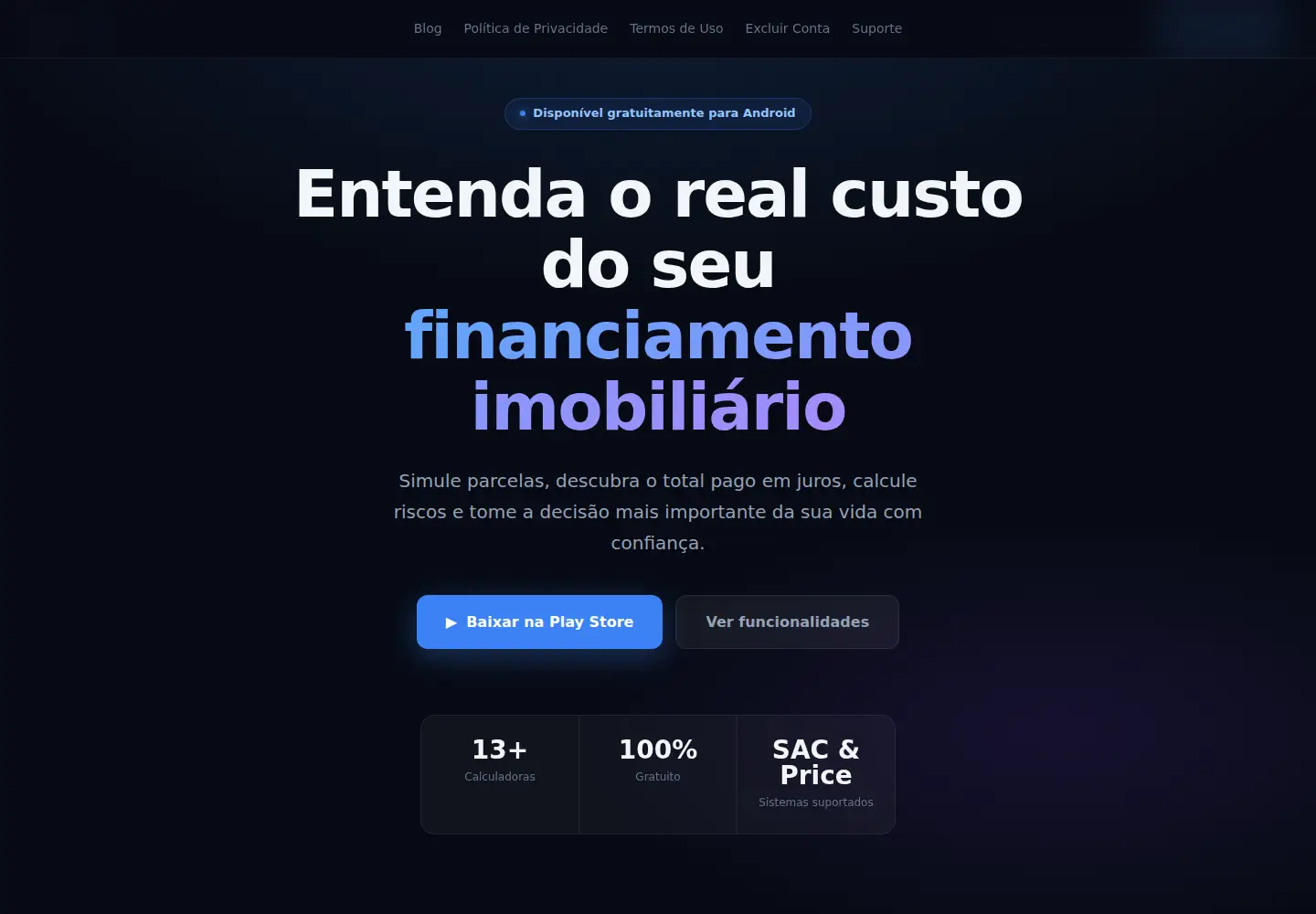 Captured homepage of finaqui.com.br in the current scan