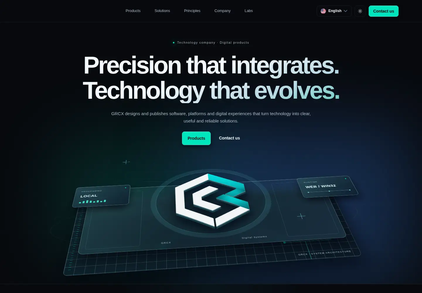 Screenshot of grcx.com.br
