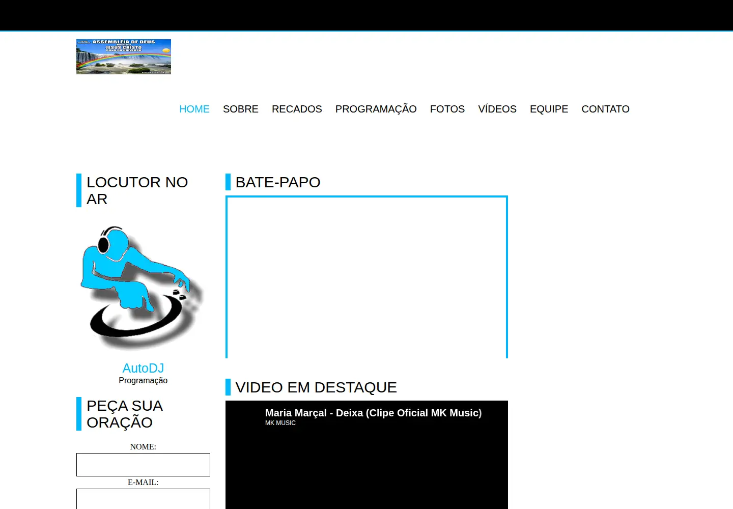Captured homepage of jcdu.com.br in the current scan