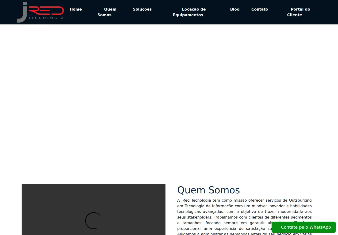 Captured homepage of jred.com.br in the current scan