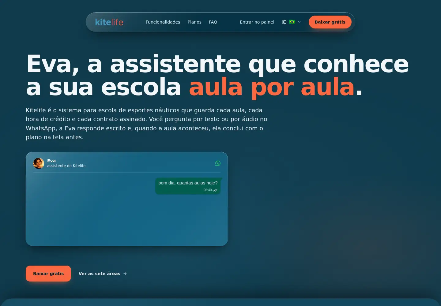 Screenshot of kitelife.com.br