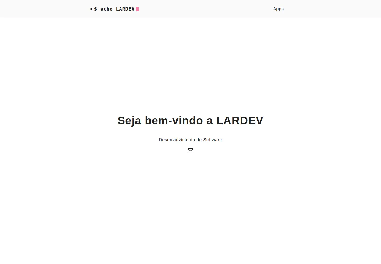 Screenshot of lardev.com.br