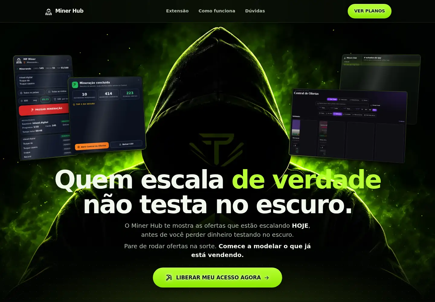 Screenshot of mpminer.com.br