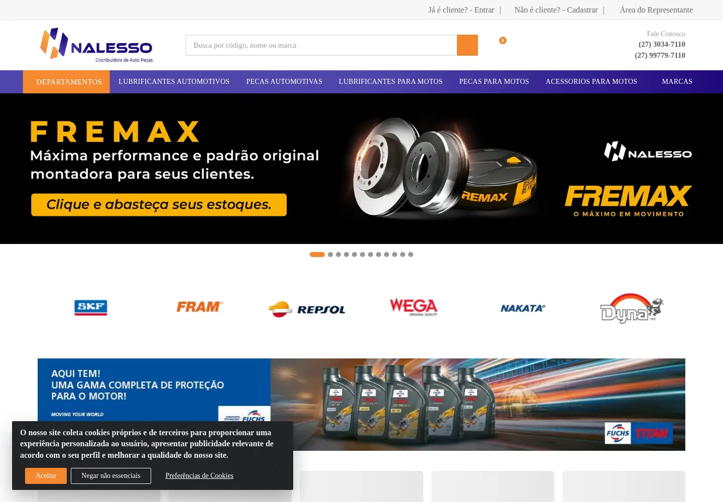 Screenshot of nalesso.com.br