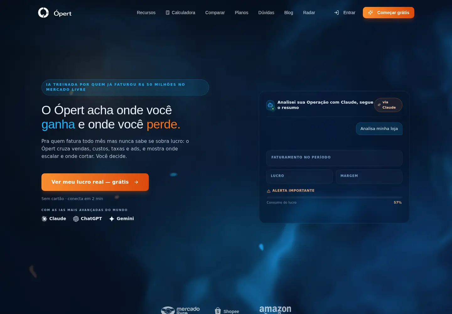 Screenshot of opert.com.br