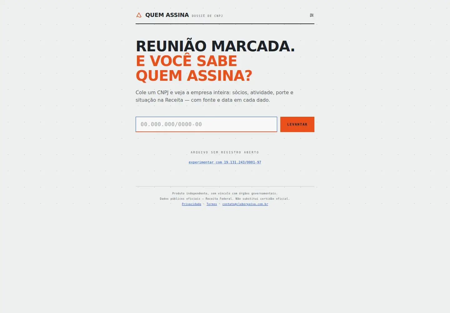 Screenshot of quemassina.com.br
