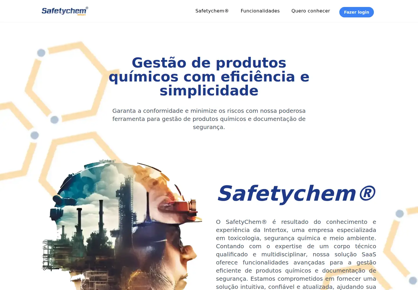 Screenshot of safetychem.com.br