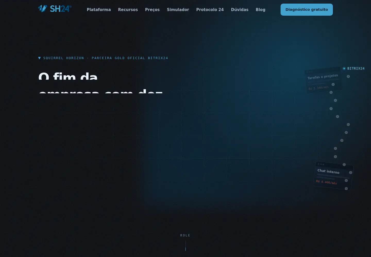 Screenshot of sh24.com.br