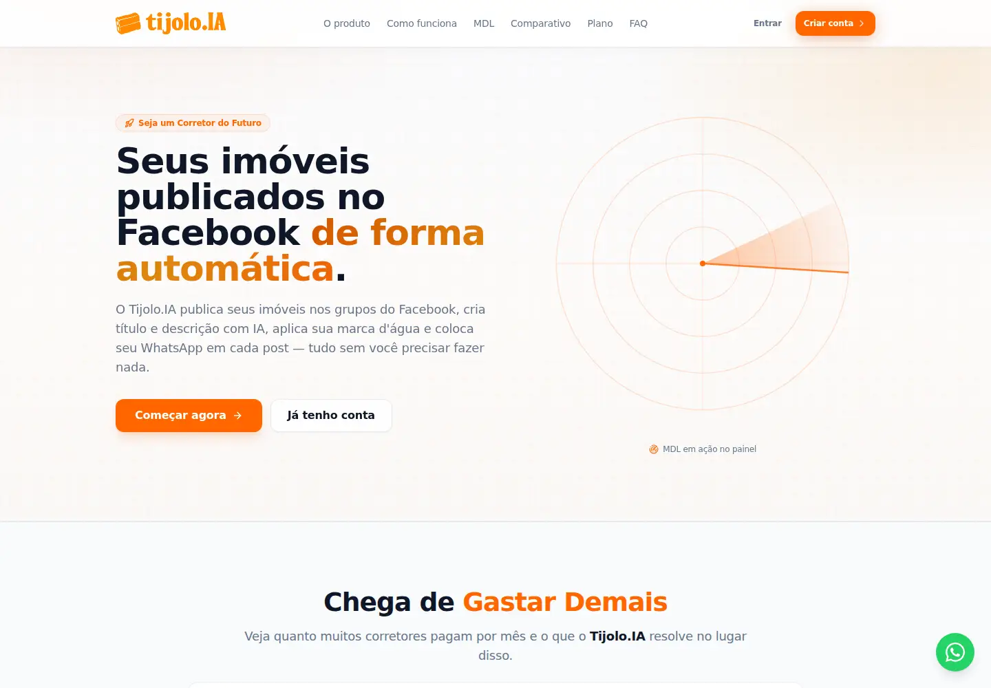 Captured homepage of tijoloia.com.br in the current scan
