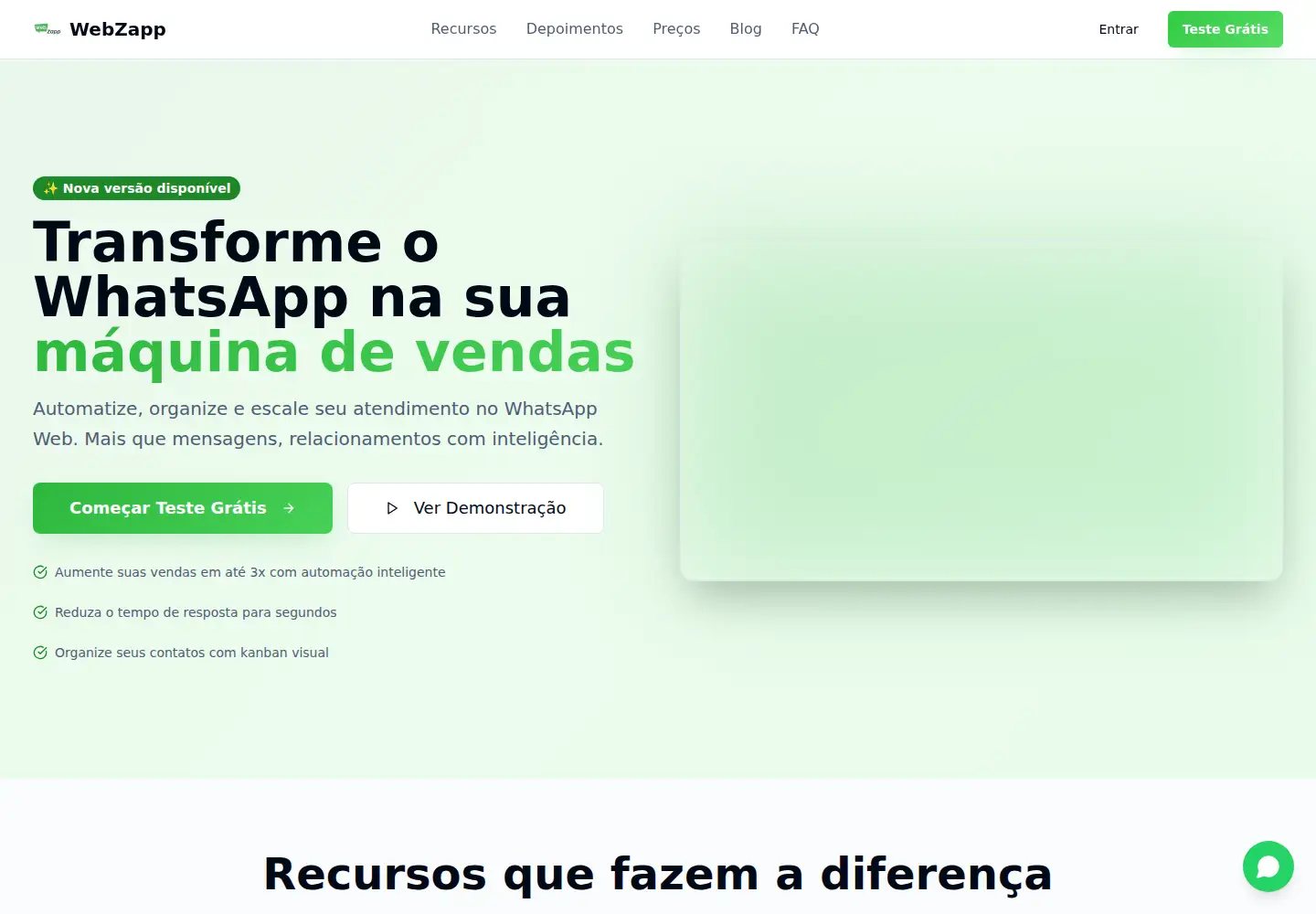 Screenshot of webzapp.com.br
