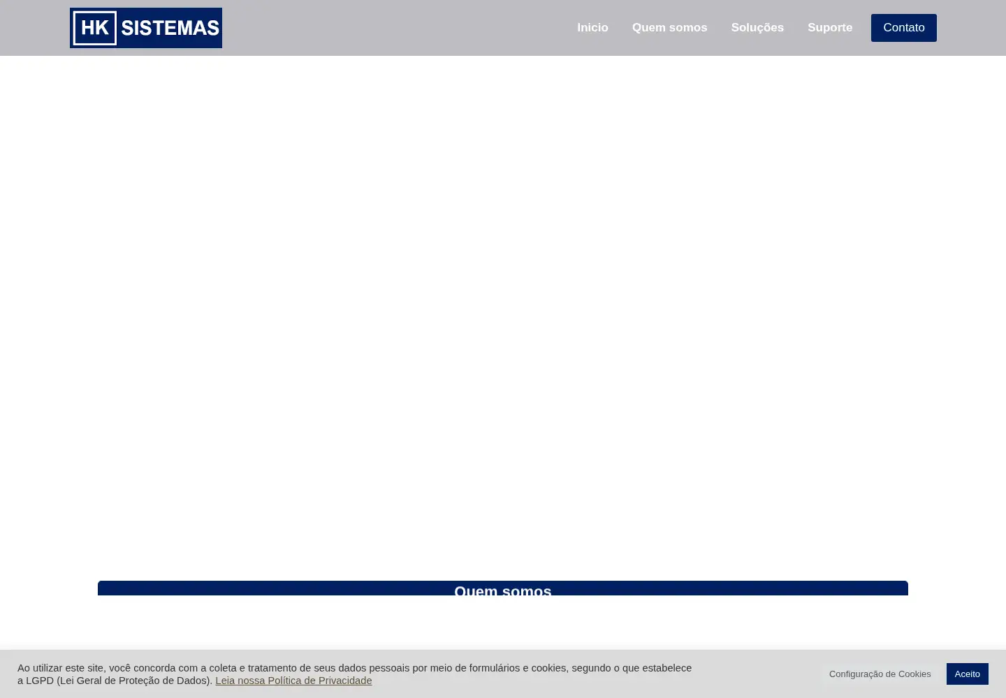 Screenshot of hksistemas.inf.br