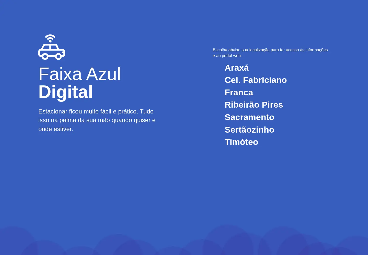 Captured homepage of faixa-azul.net.br in the current scan