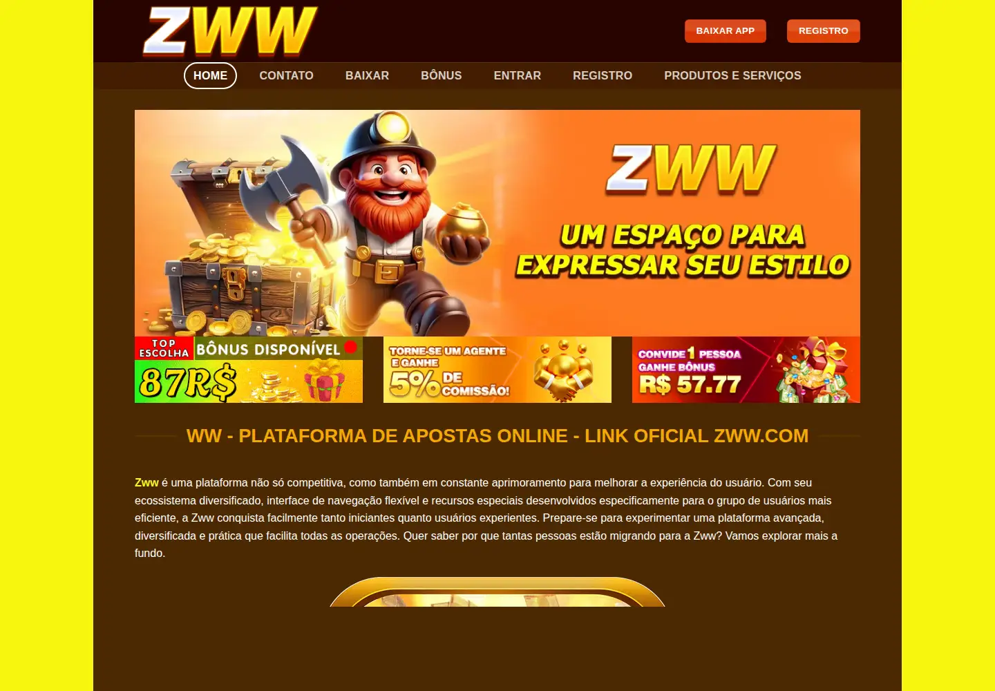 Screenshot of zww.net.br