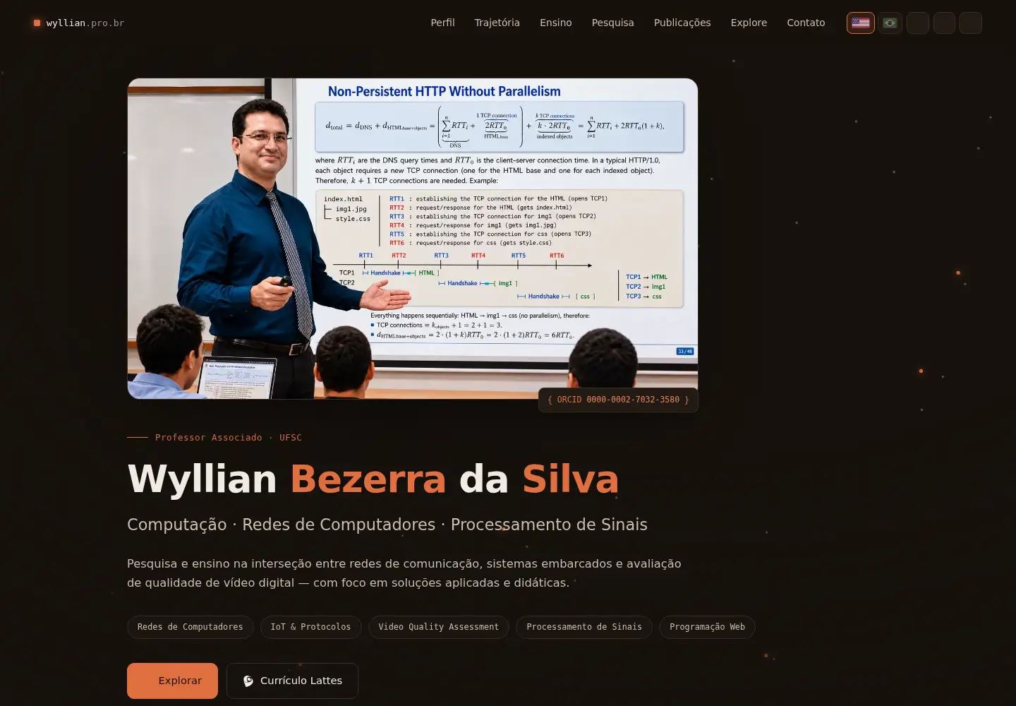 Screenshot of wyllian.pro.br