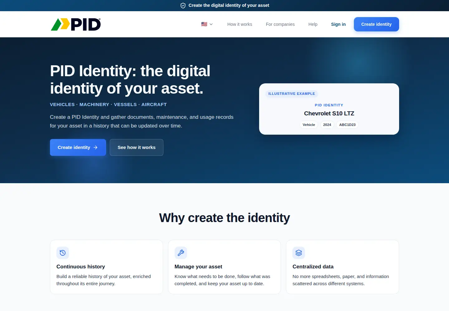 Captured homepage of pid.tec.br in the current scan