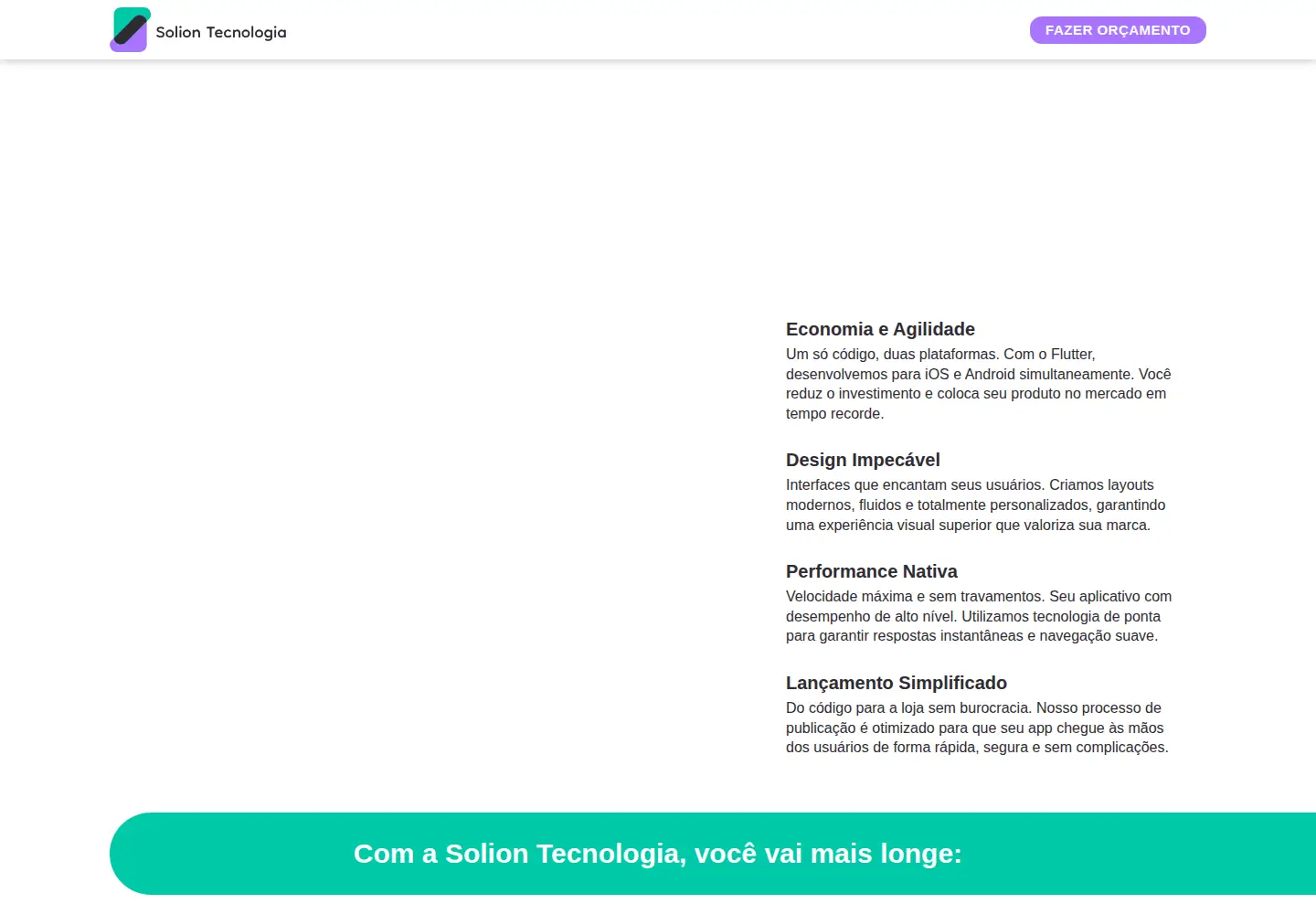 Screenshot of solion.tec.br