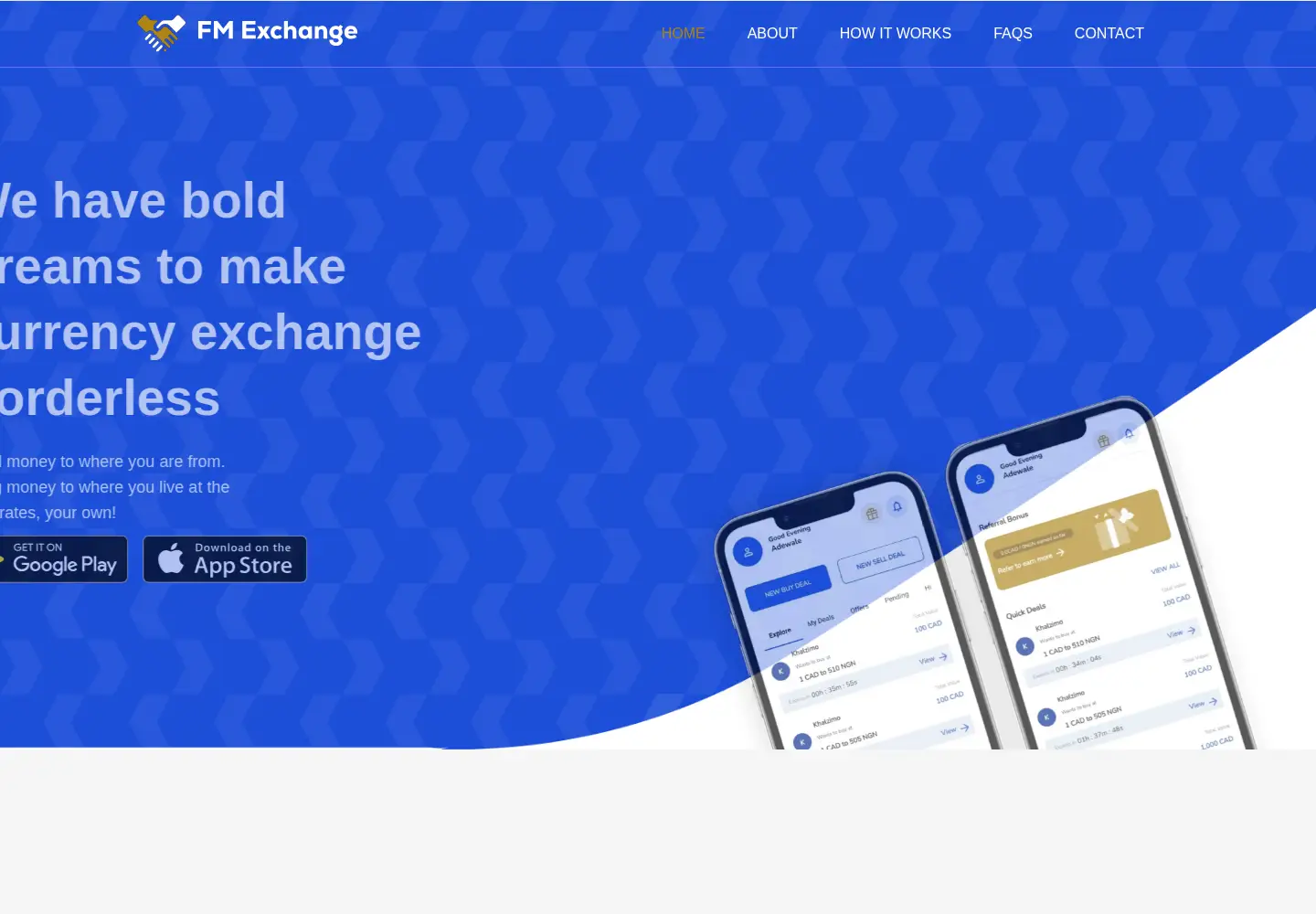 Screenshot of fmexchange.ca