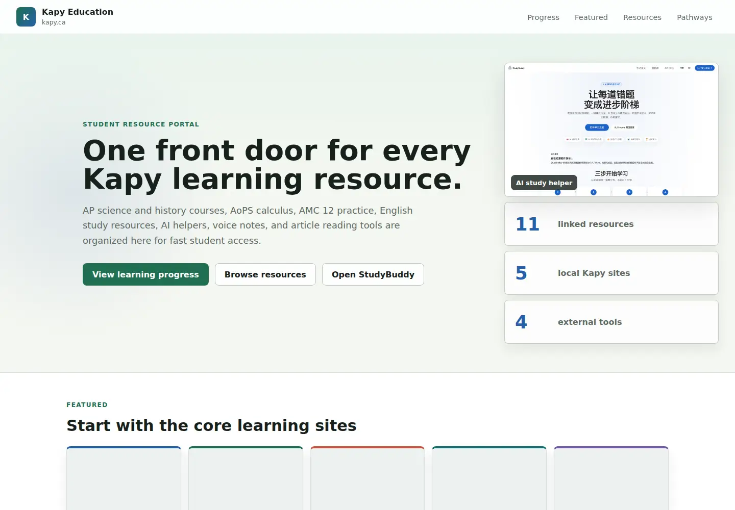 Screenshot of kapy.ca