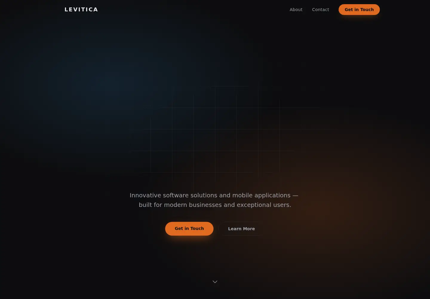 Captured homepage of levitica.ca in the current scan
