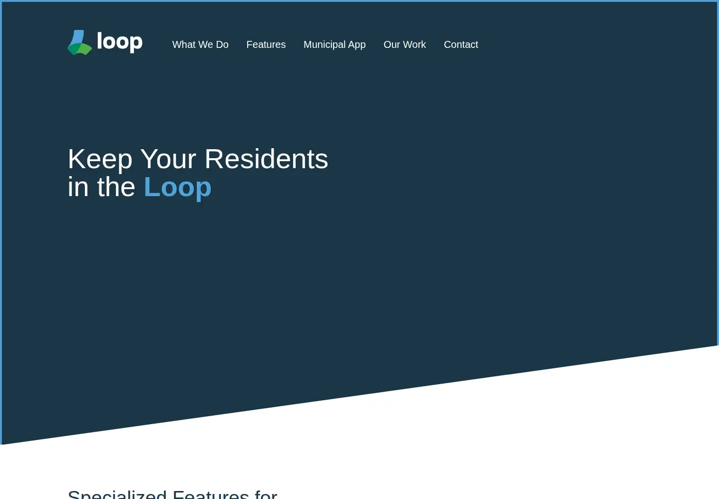 Screenshot of looponline.ca