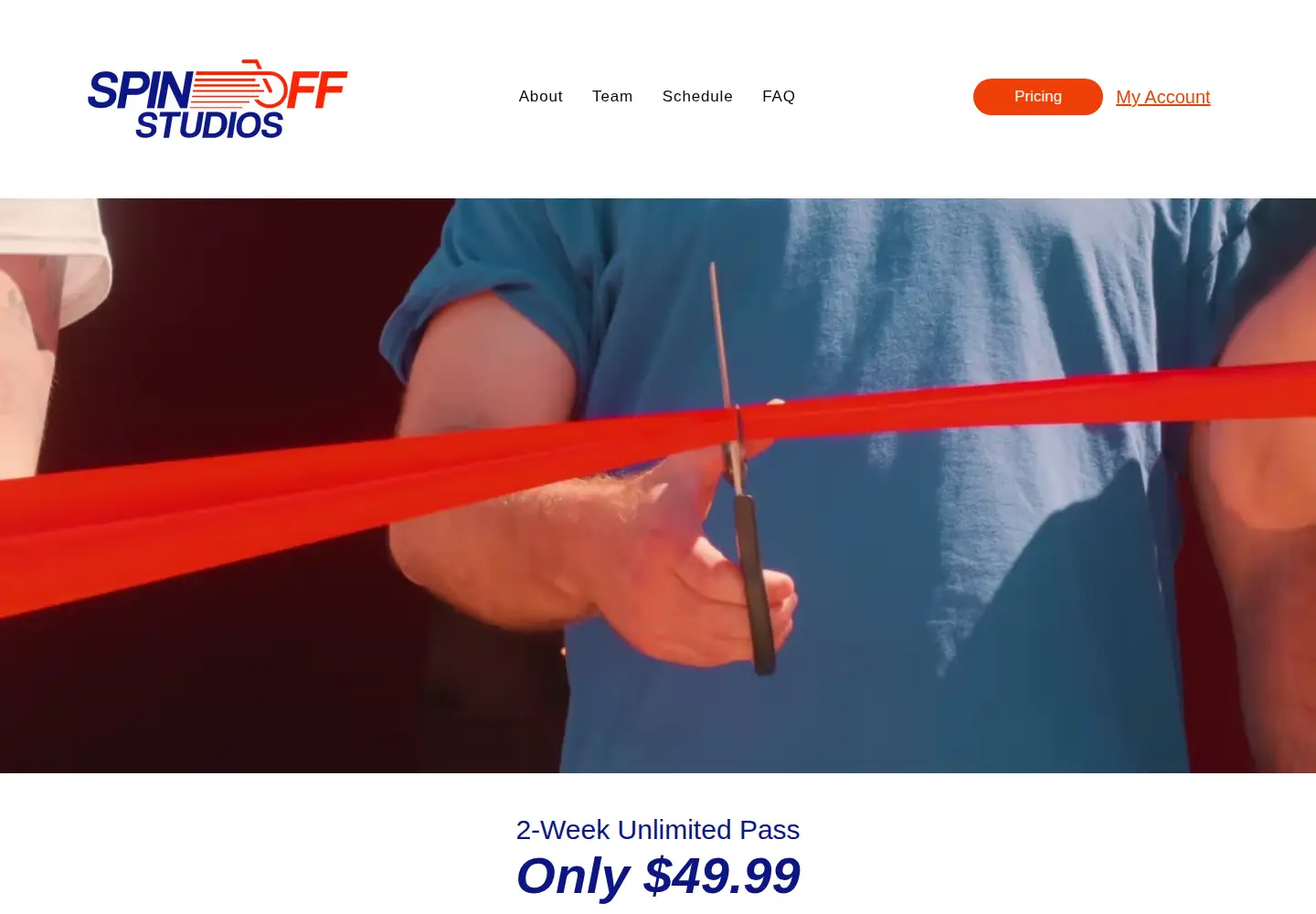 Captured homepage of spinoffstudios.ca in the current scan