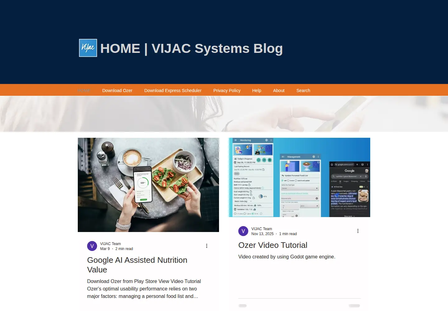 Captured homepage of vijac.ca in the current scan
