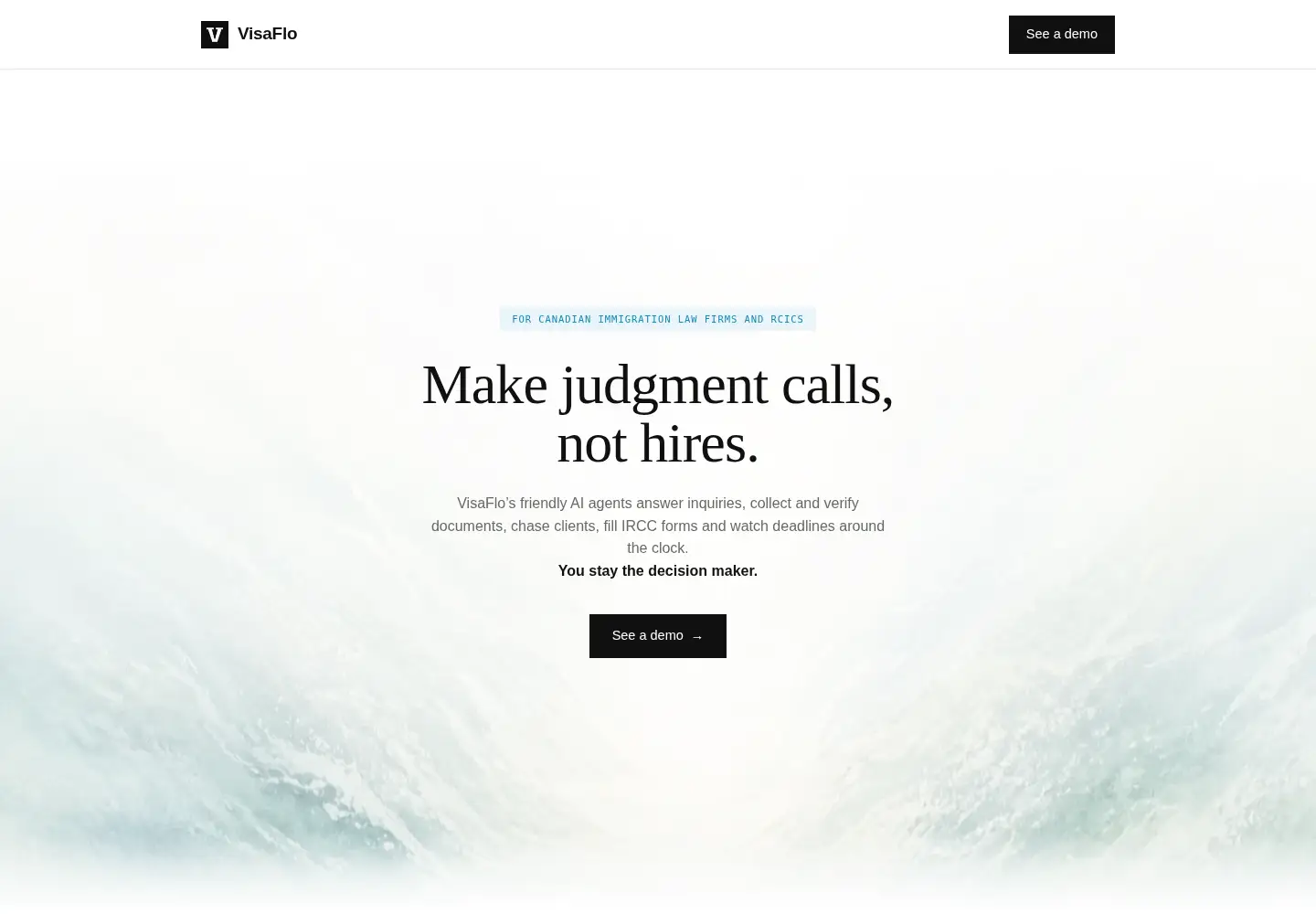Screenshot of visaflo.ca