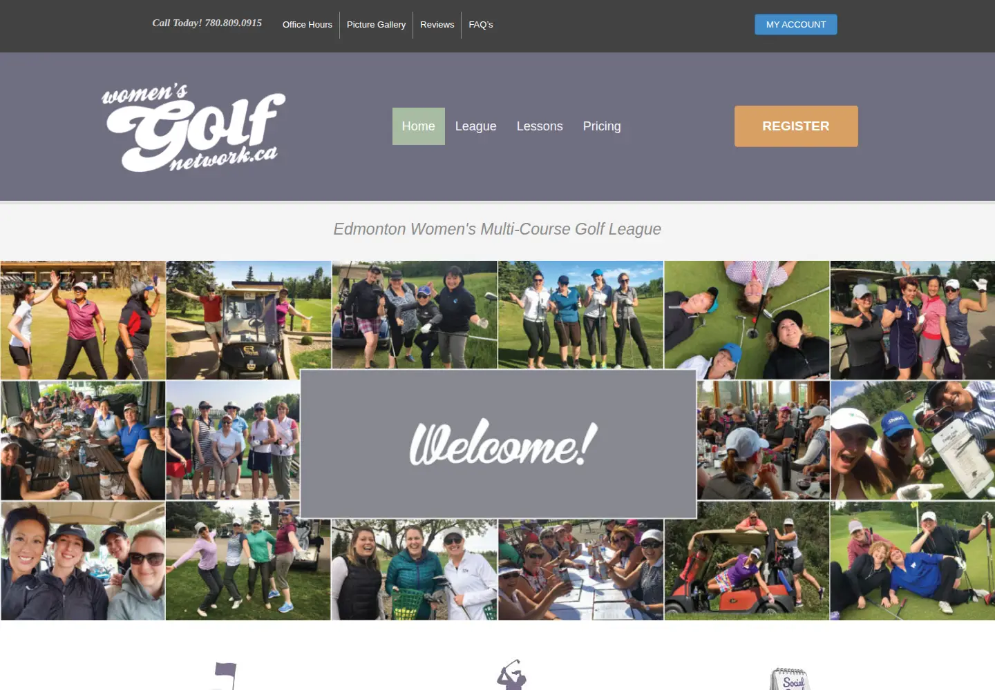 Screenshot of womensgolfnetwork.ca