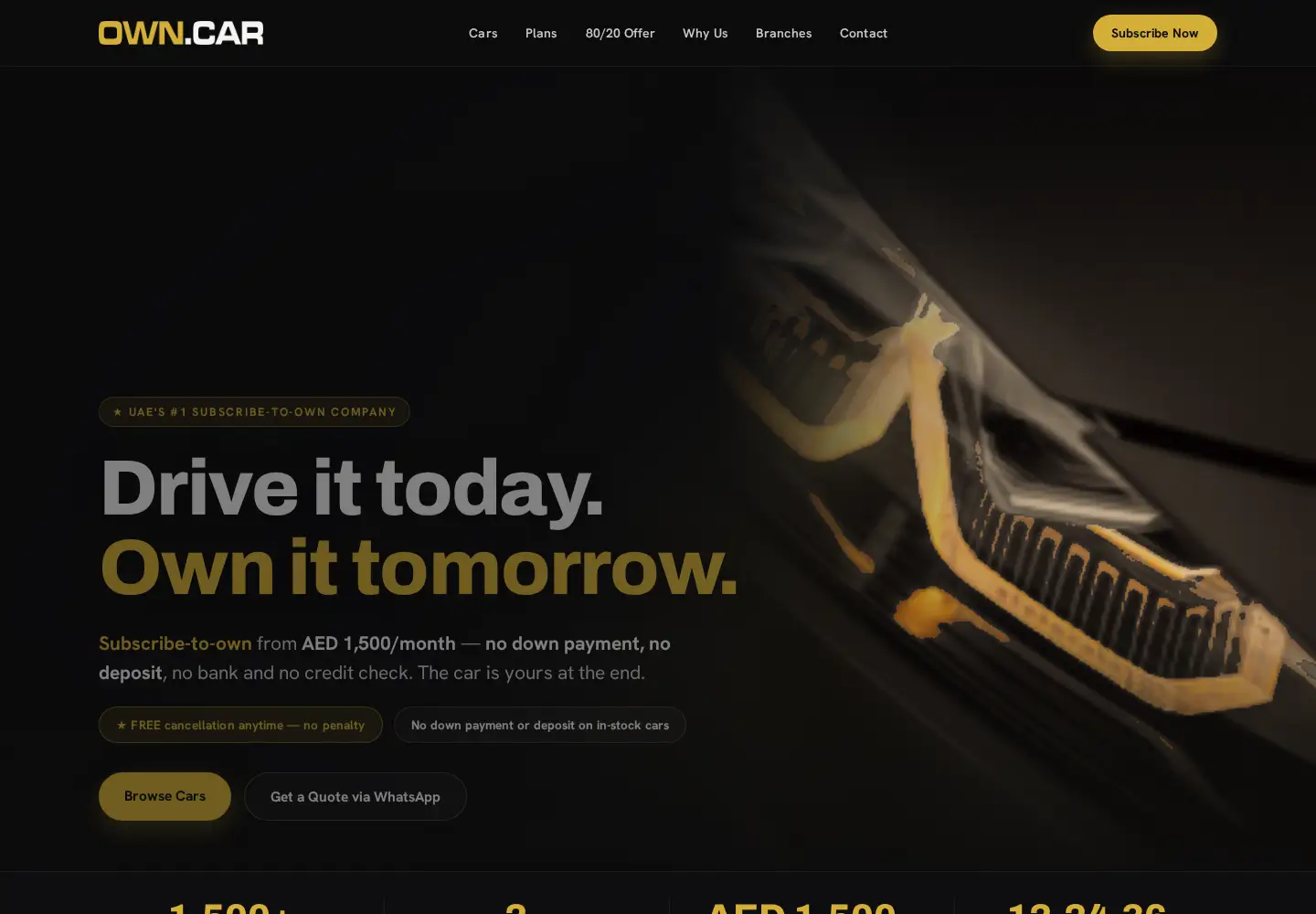 Screenshot of own.car