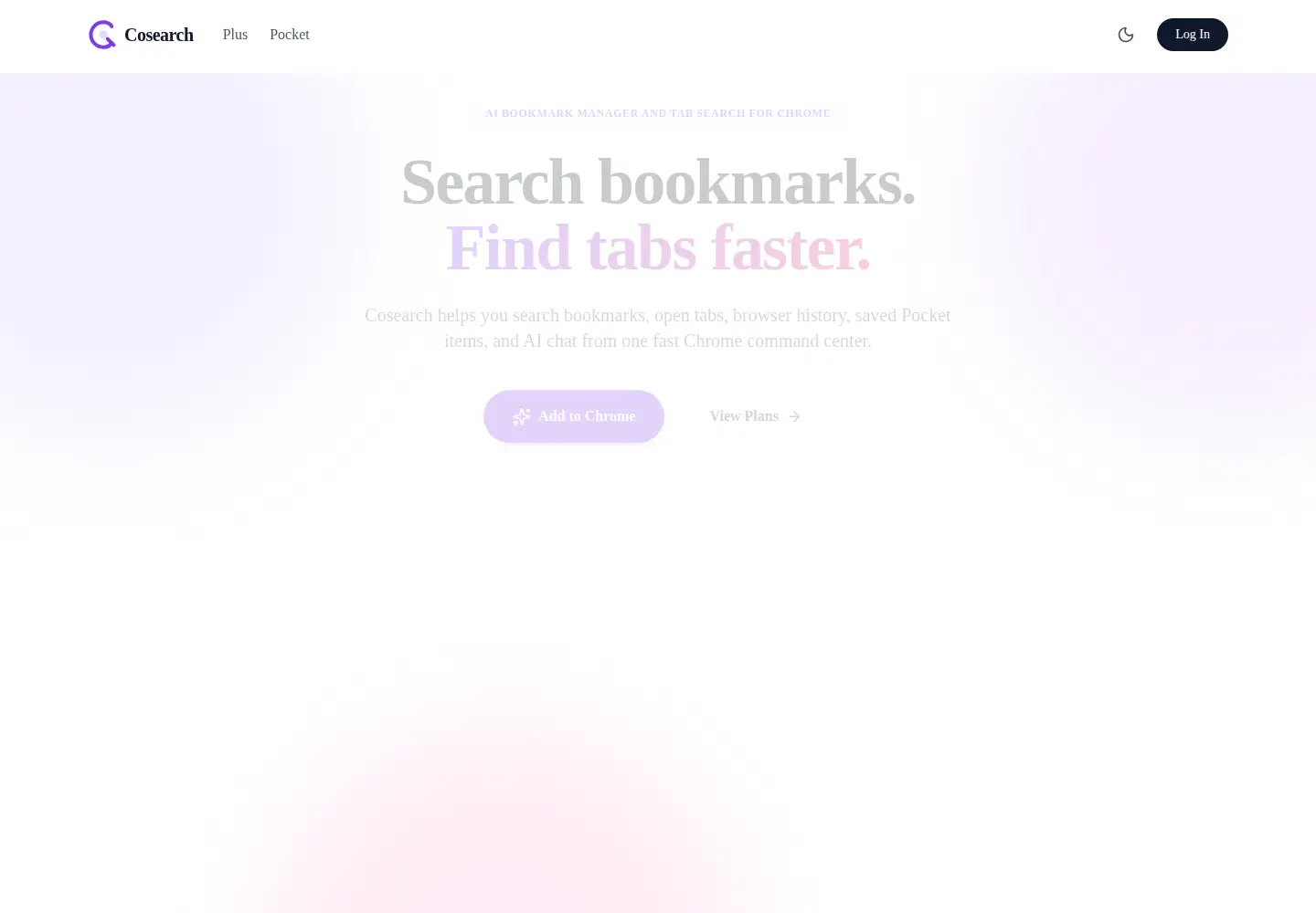 Captured homepage of cosearch.cc in the current scan