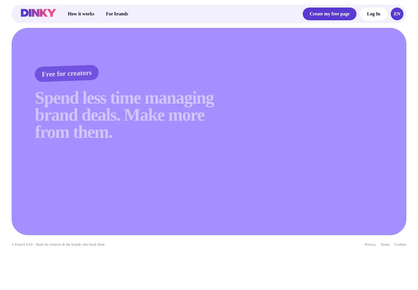 Screenshot of dinky.cc