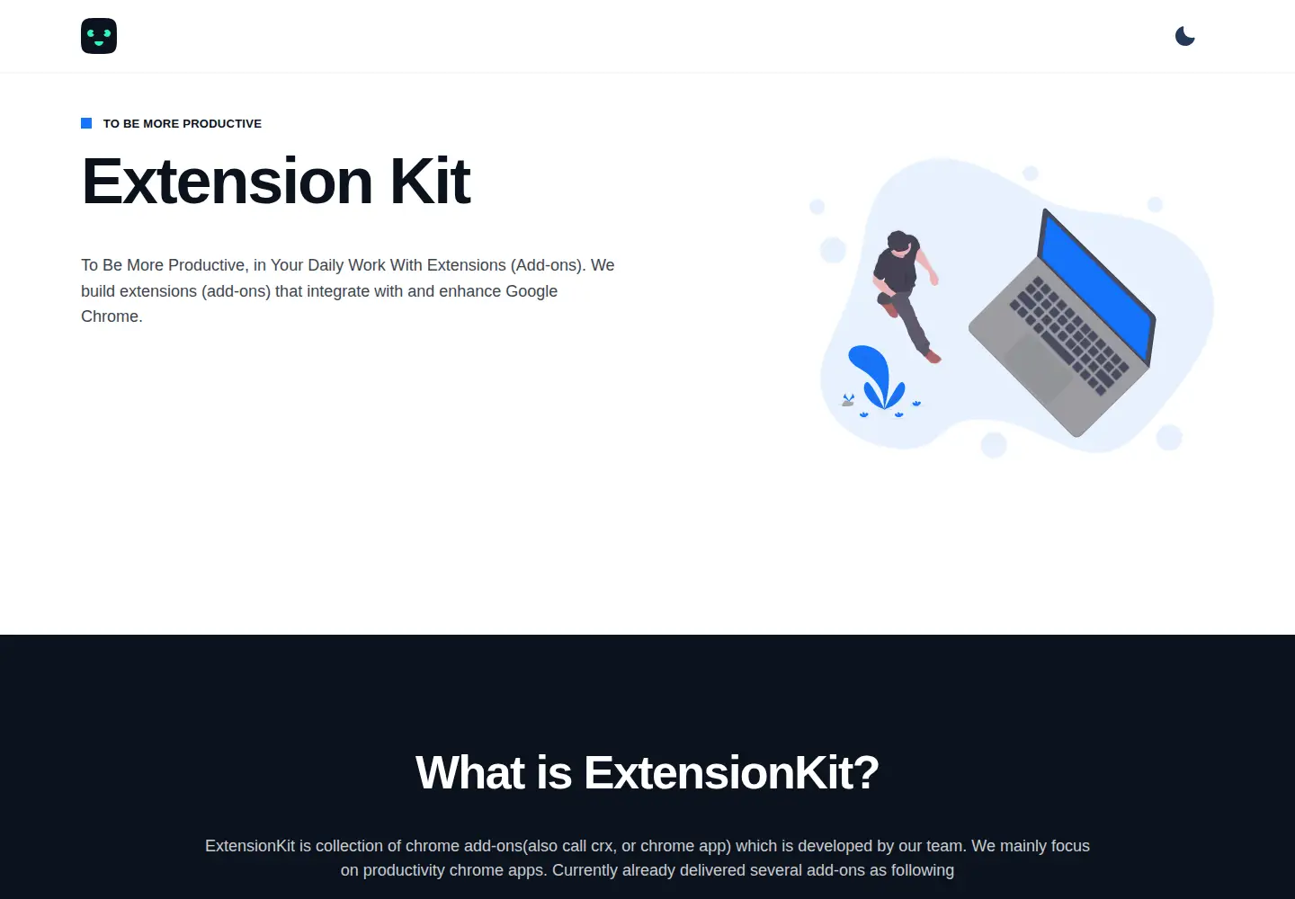 Screenshot of extensionkit.cc