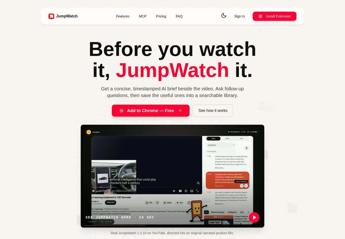 Captured homepage of jumpwatch.cc in the current scan