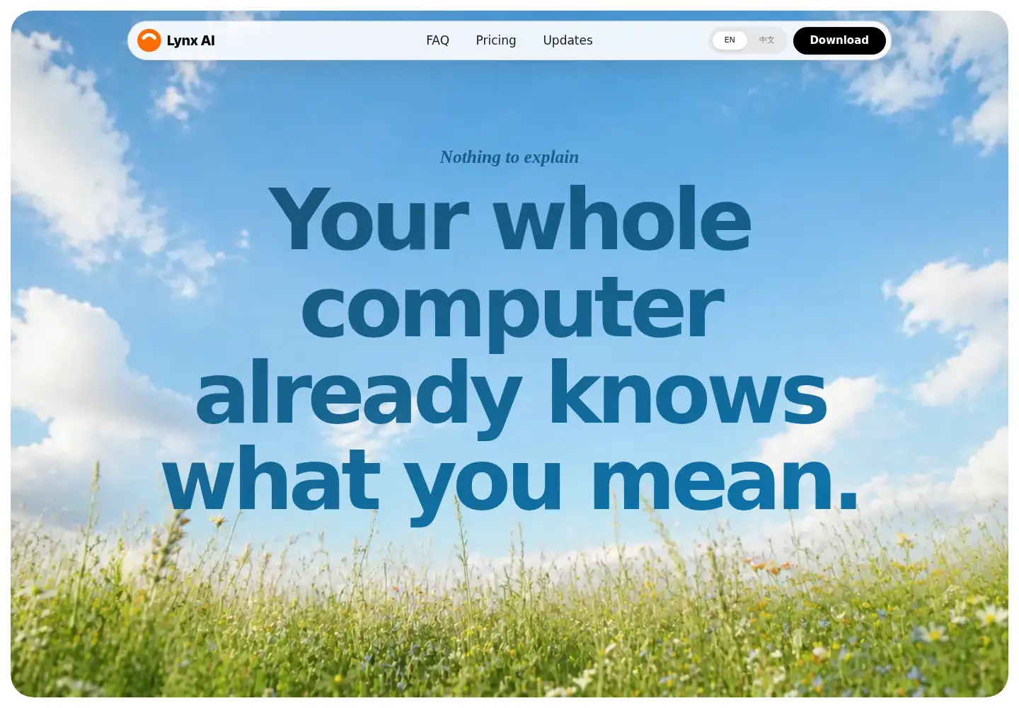Screenshot of lynxai.cc
