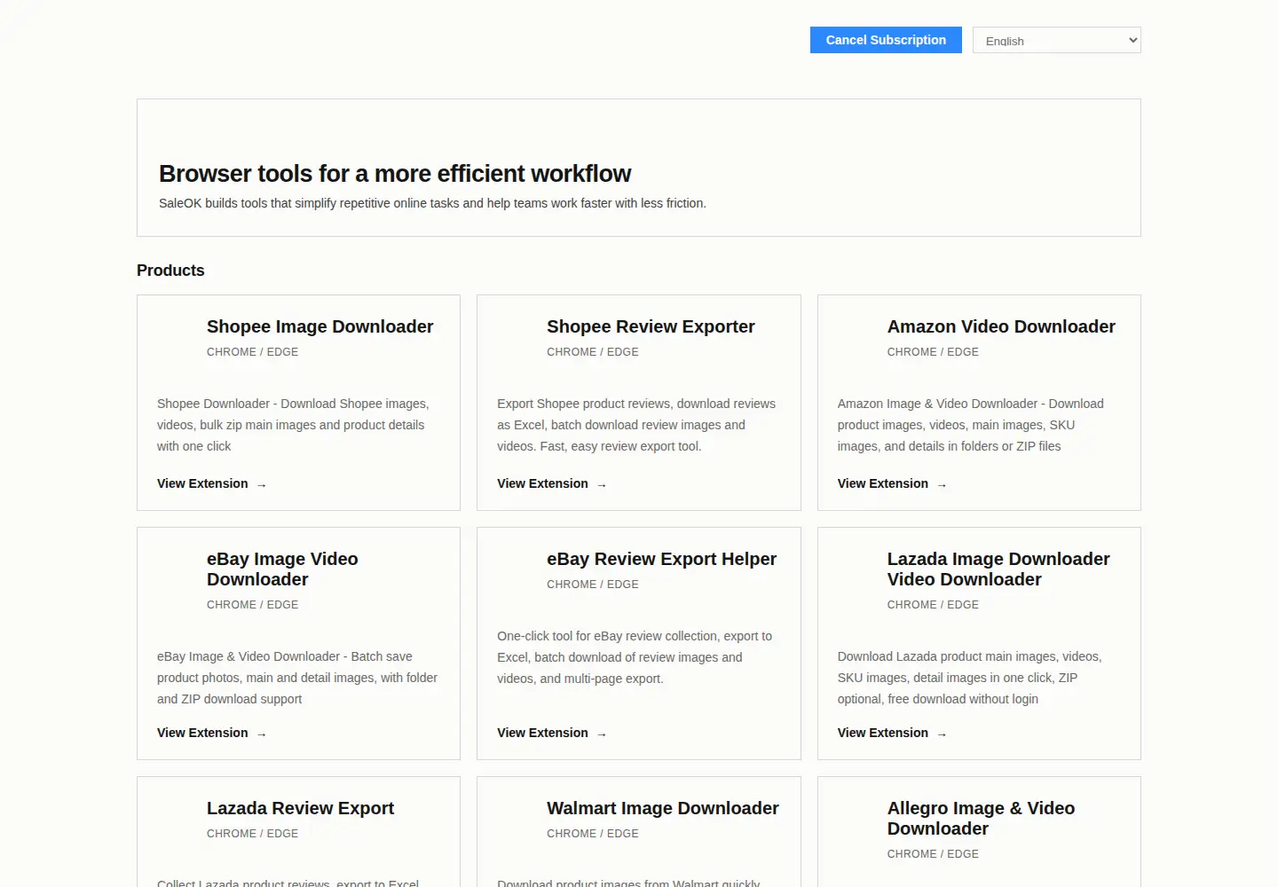 Screenshot of saleok.cc