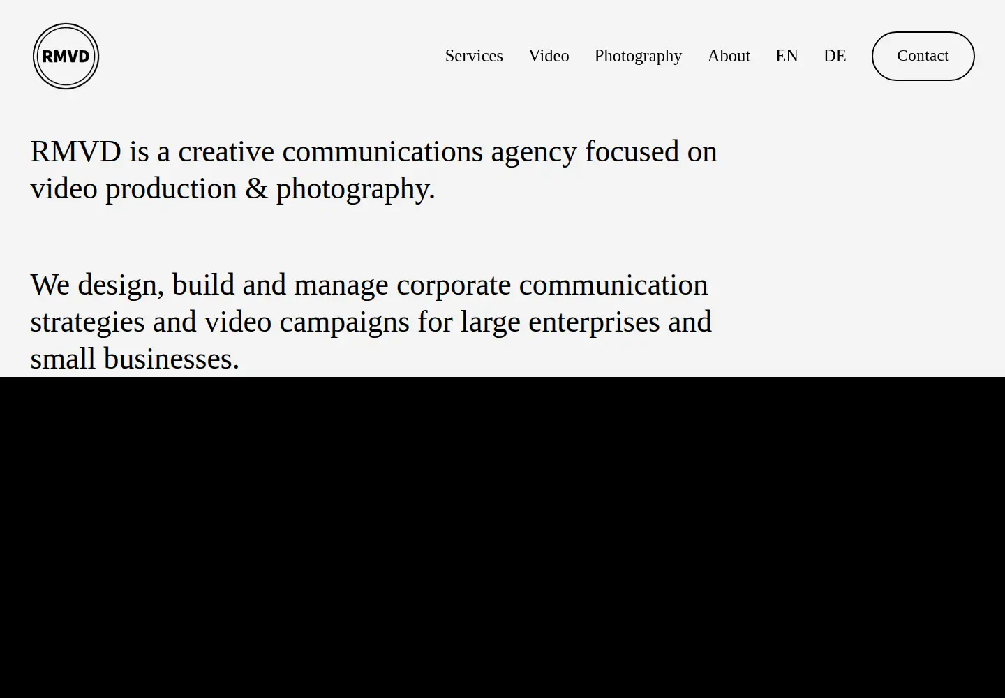 Captured homepage of rmvd.ch in the current scan