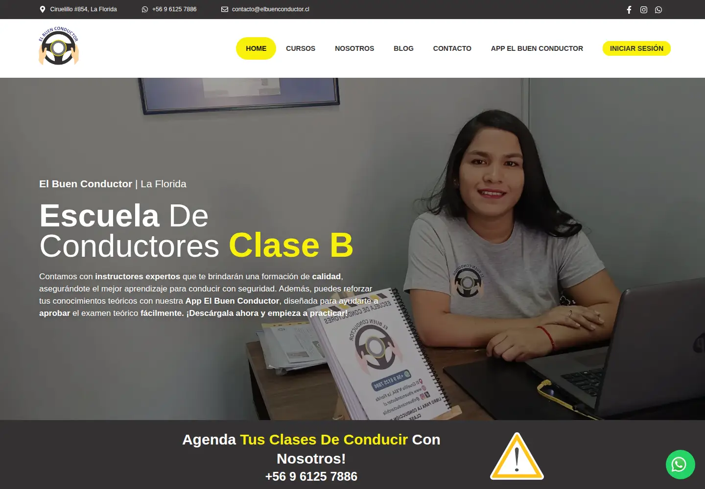Screenshot of elbuenconductor.cl