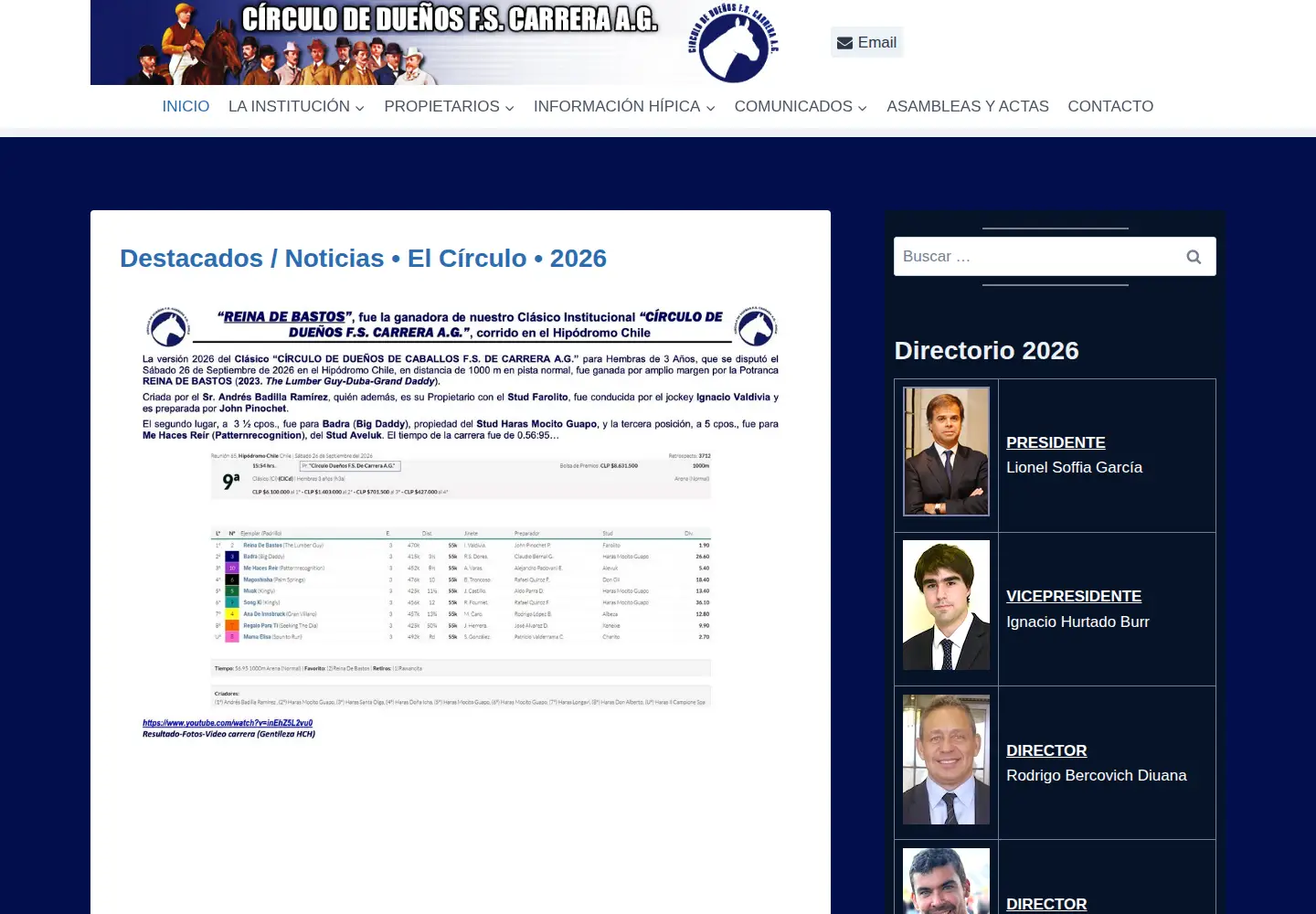 Screenshot of elcirculo.cl