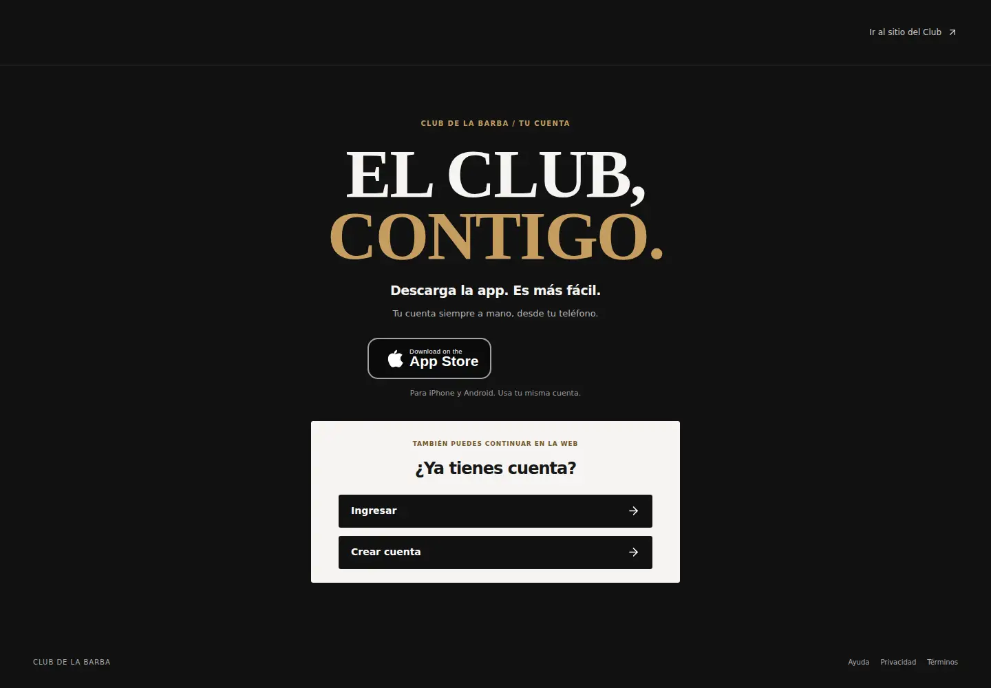 Screenshot of elclubdelclub.cl