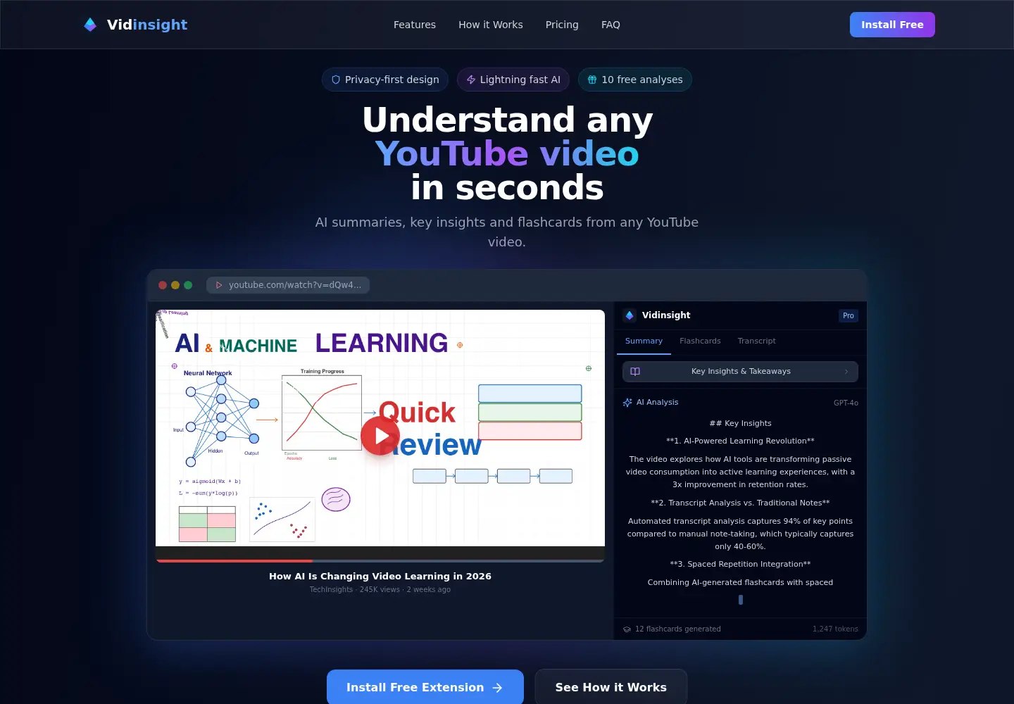 Screenshot of vidinsight.cloud