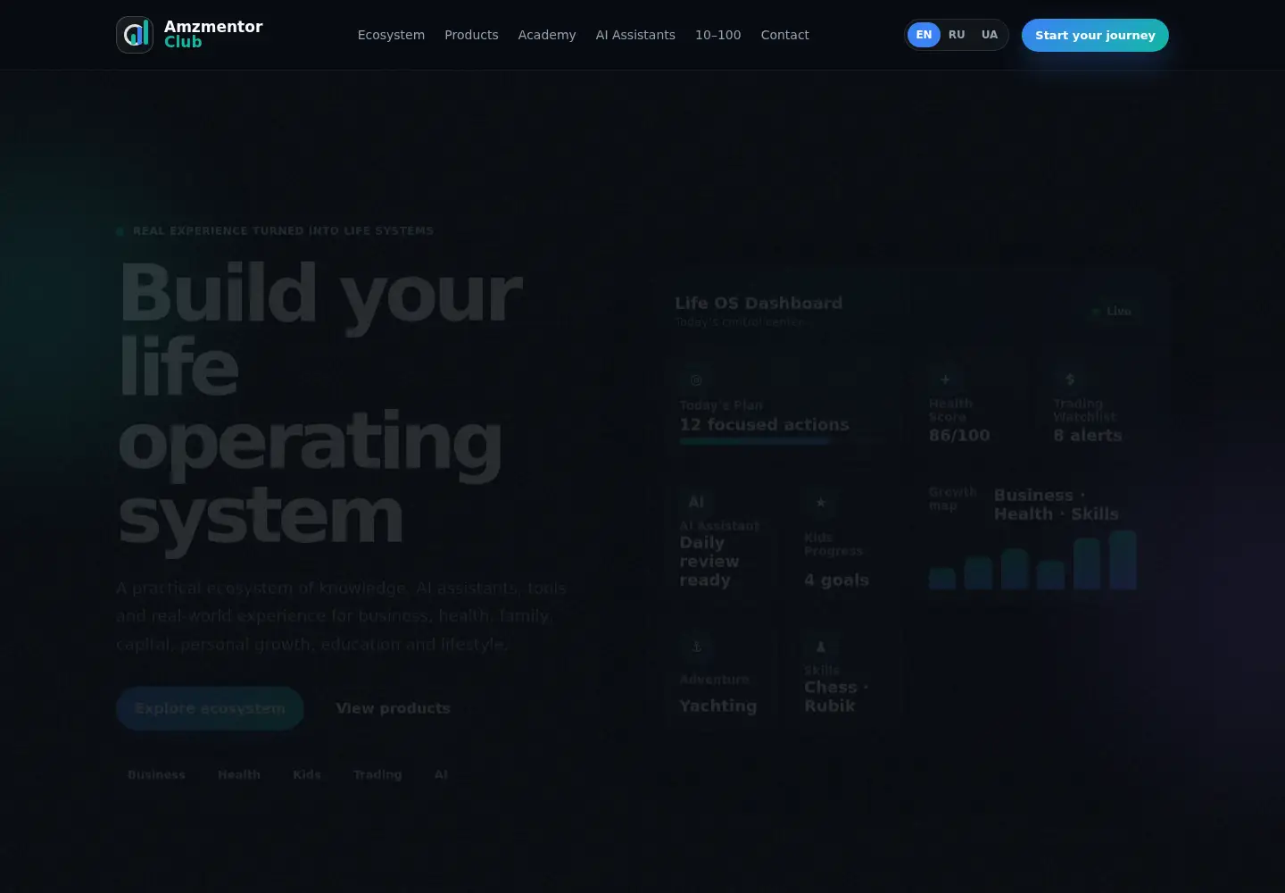 Screenshot of amzmentor.club