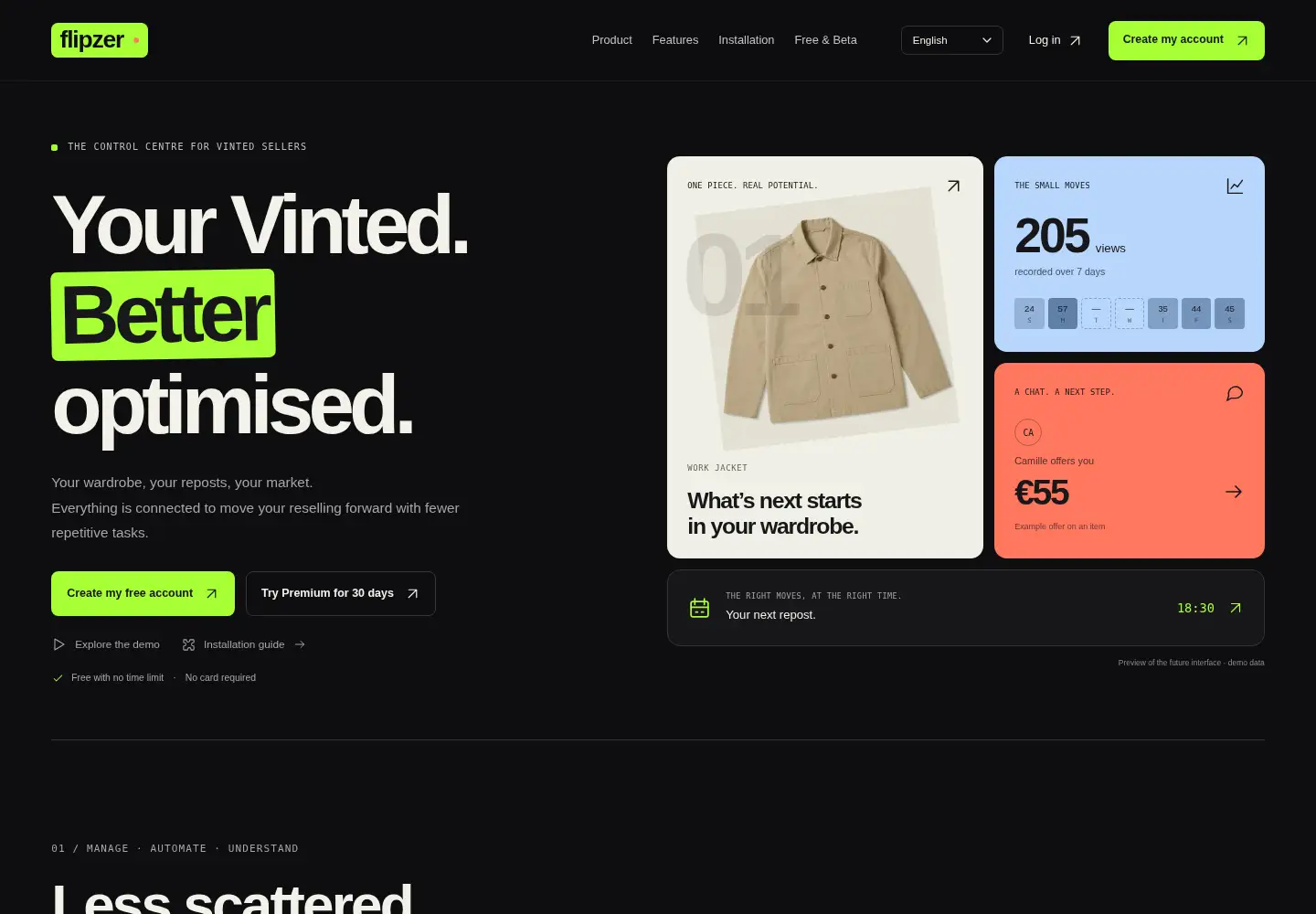 Screenshot of flipzer.club