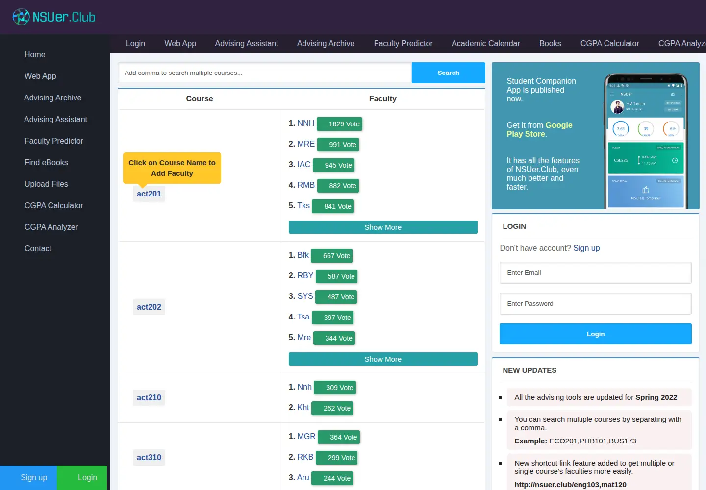 Screenshot of nsuer.club