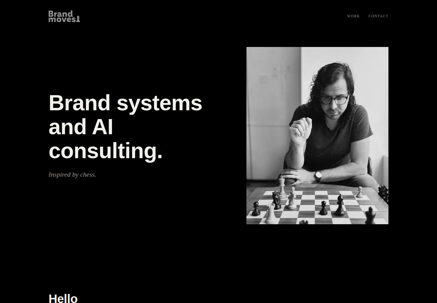 Captured homepage of brandmoves.co in the current scan