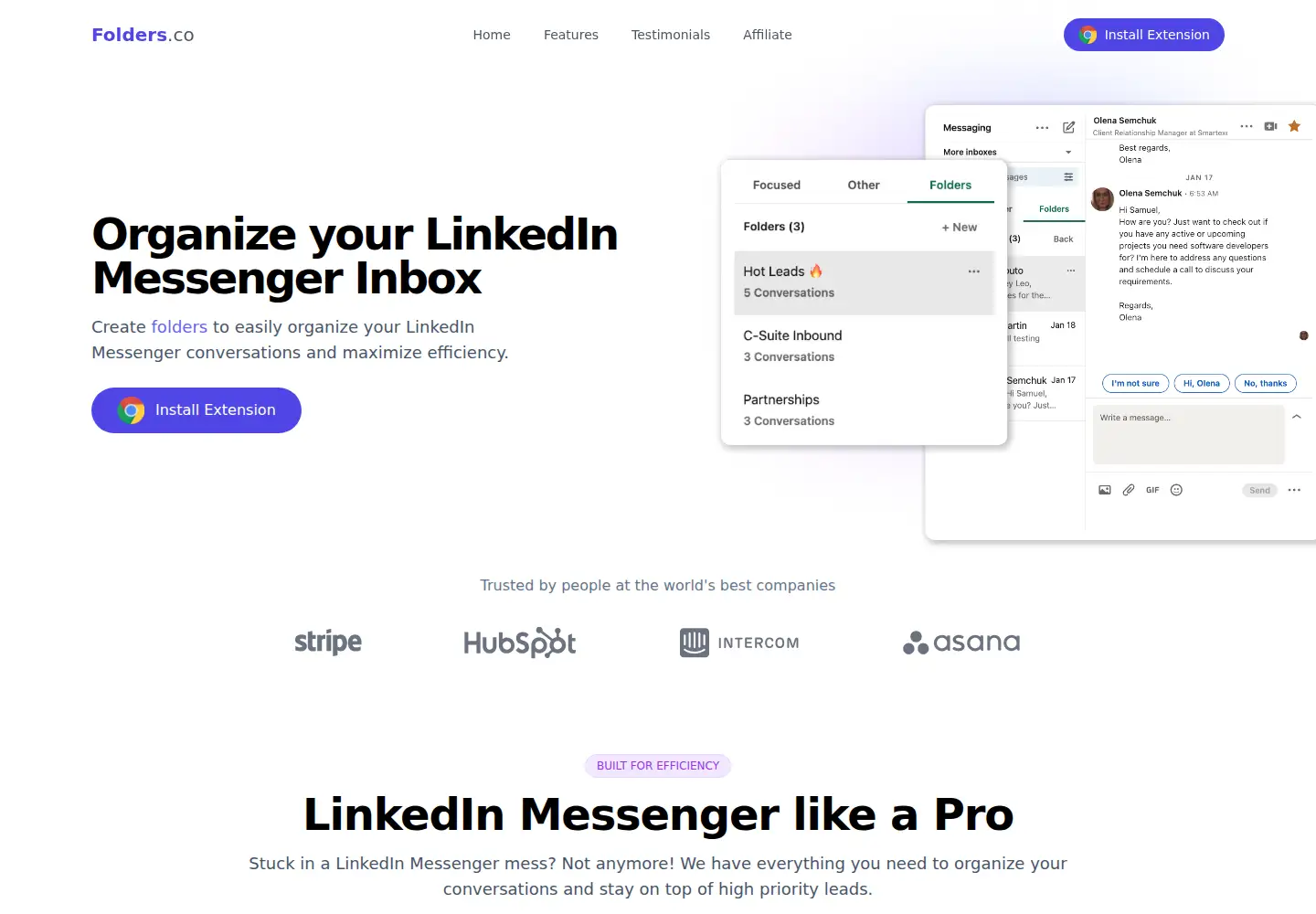 Screenshot of folders.co