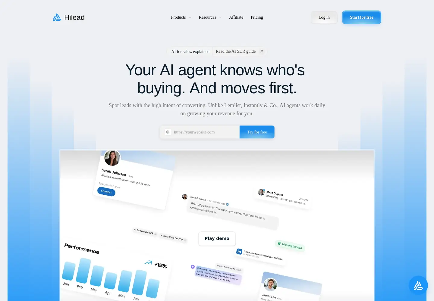 Screenshot of hilead.co