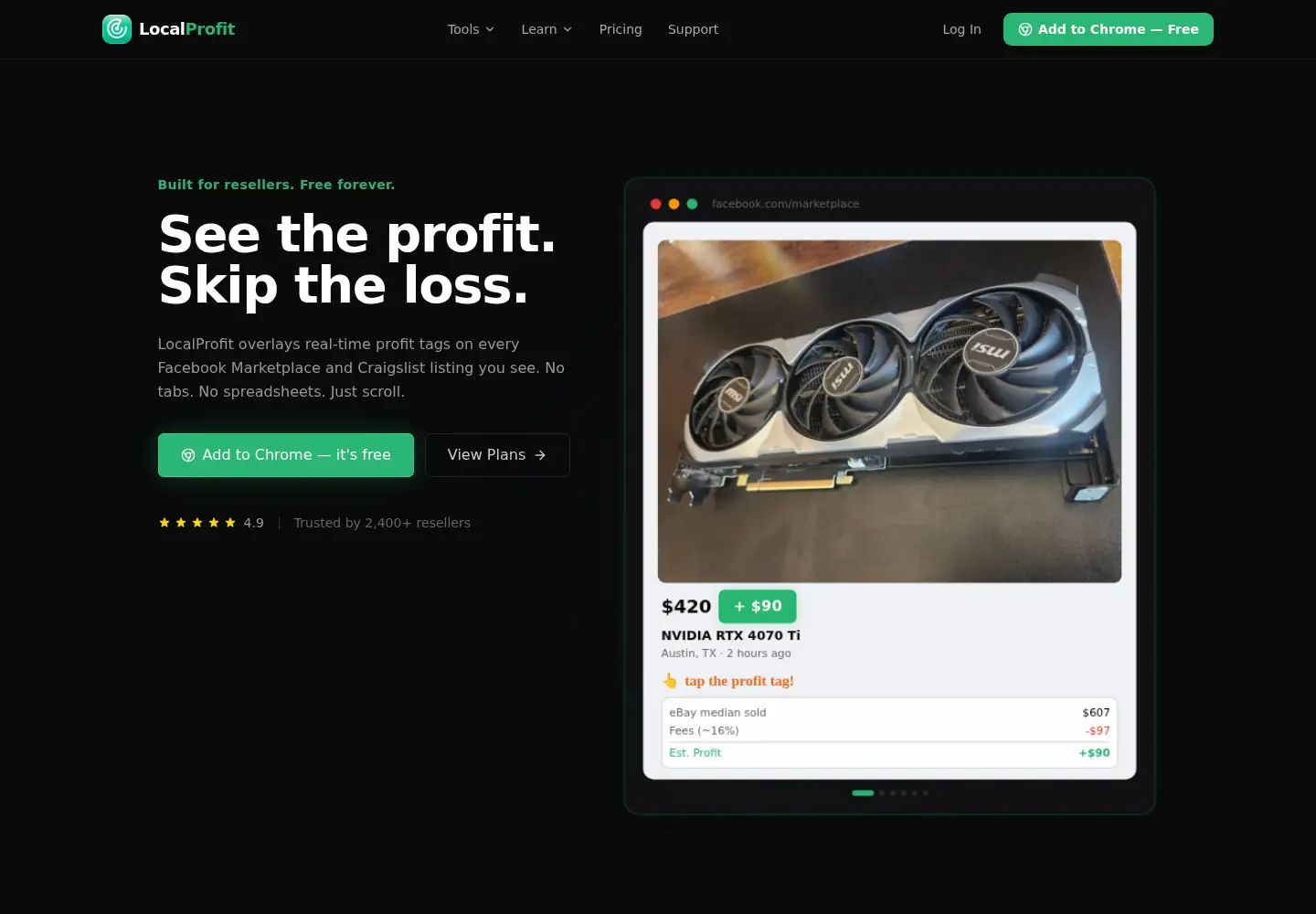 Screenshot of localprofit.co